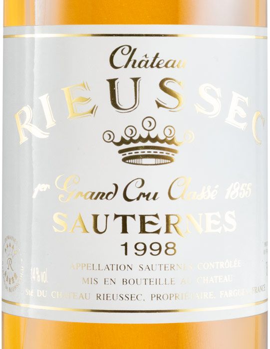 1998 Château Rieussec Sauternes branco