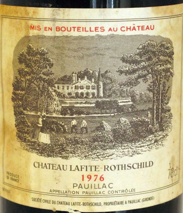 1976 Château Lafite Rothschild red