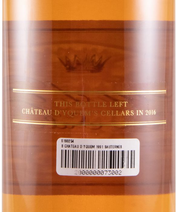 1991 Château d'Yquem Sauternes branco