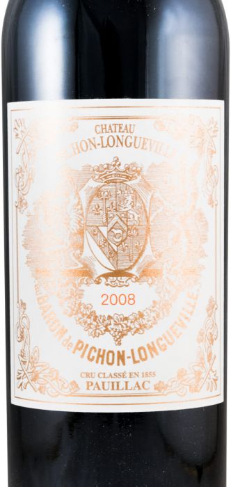 2008 Château Pichon-Longueville au Baron de Pichon-Longueville Pauillac red