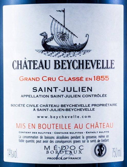 2010 Château Beychevelle Saint-Julien red
