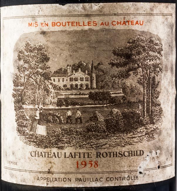 1958 Château Lafite Barons de Rothschild Pauillac tinto