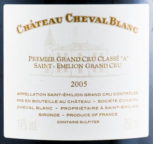 2005 Château Cheval Blanc Saint-Émilion red