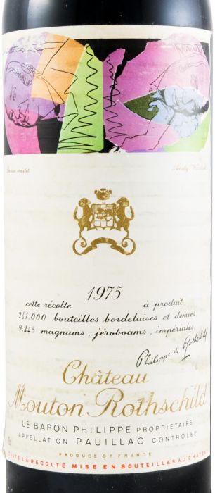 1975 Château Mouton Rothschild Pauillac tinto