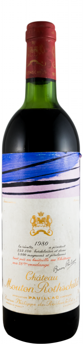 1980 Château Mouton Rothschild Pauillac tinto