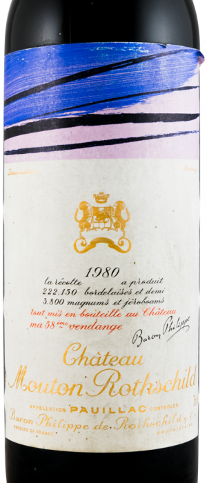 1980 Château Mouton Rothschild Pauillac tinto