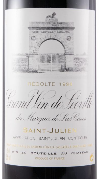 1998 Château Léoville las Cases Grand Vin de Léoville tinto