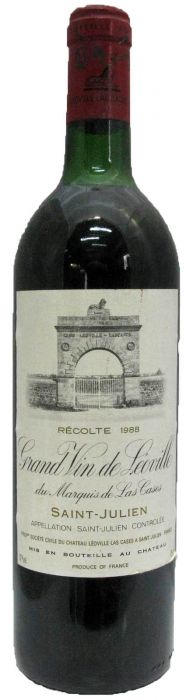 1988 Château Léoville Las Cases Grand Vin de Leoville du Marquis de Las Cases Saint-Julien red