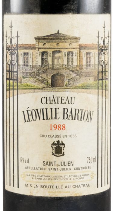 1988 Château Léoville Barton Saint-Julien red