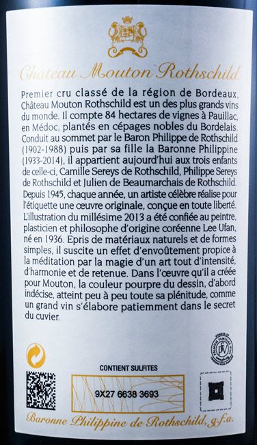 2013 Château Mouton Rothschild Pauillac tinto