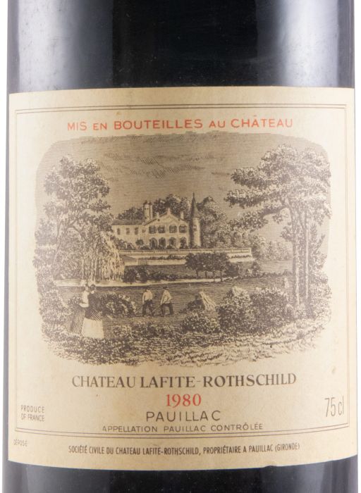 1980 Château Lafite Rothschild Pauillac tinto