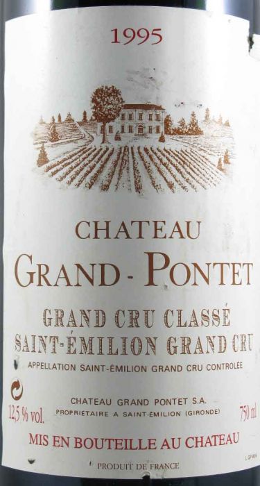1995 Château Grand-Pontet Saint-Émilion tinto