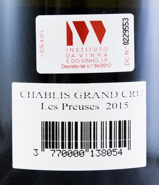 2015 Domaine Nathalie & Gilles Fèvre Les Preuses Chablis white