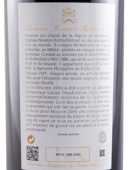 2006 Château Mouton Rothschild Pauillac tinto