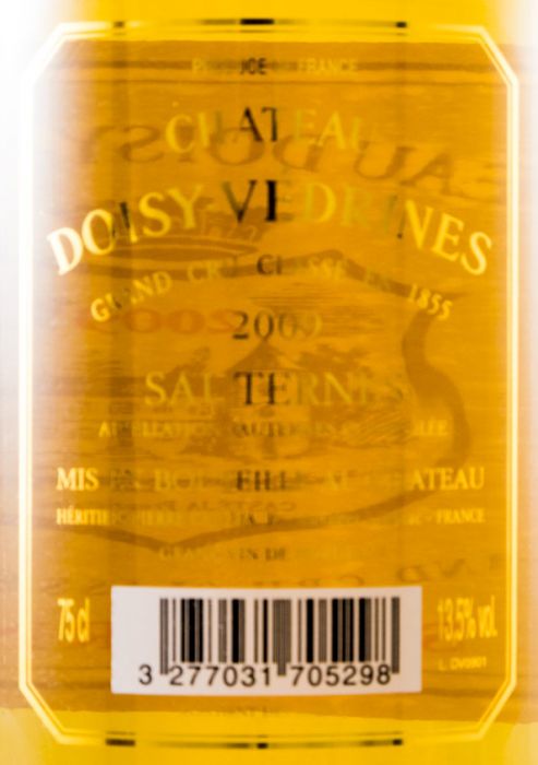 2009 Château Doisy-Védrines Sauternes branco