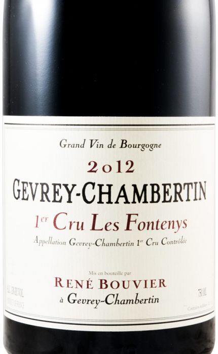 2012 René Bouvier Premier Cru Les Fontenys Gevrey-Chambertin red