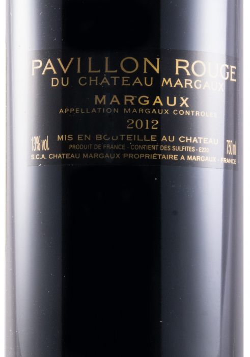 2012 Château Margaux Pavillon Rouge tinto