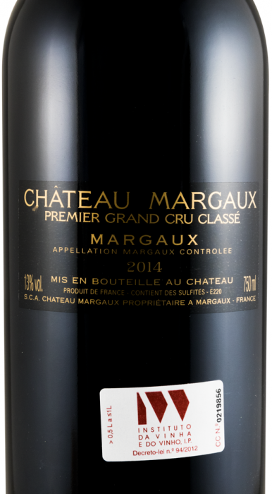 2014 Château Margaux tinto
