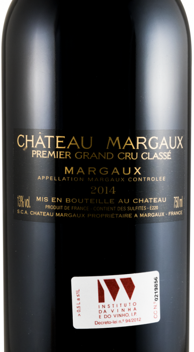 2014 Château Margaux red