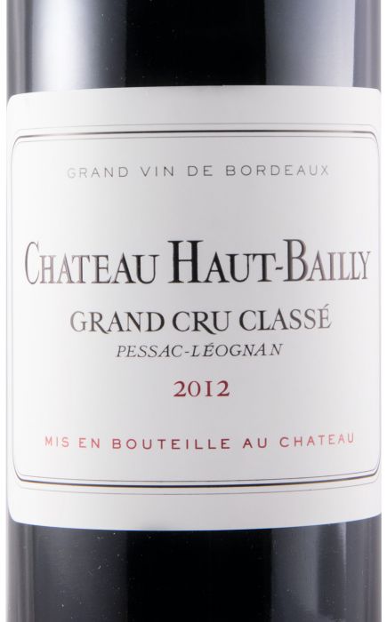 2012 Château Haut-Bailly Pessac-Léognan red