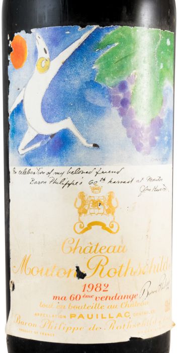 1982 Château Mouton Rothschild Pauillac tinto 1,5L