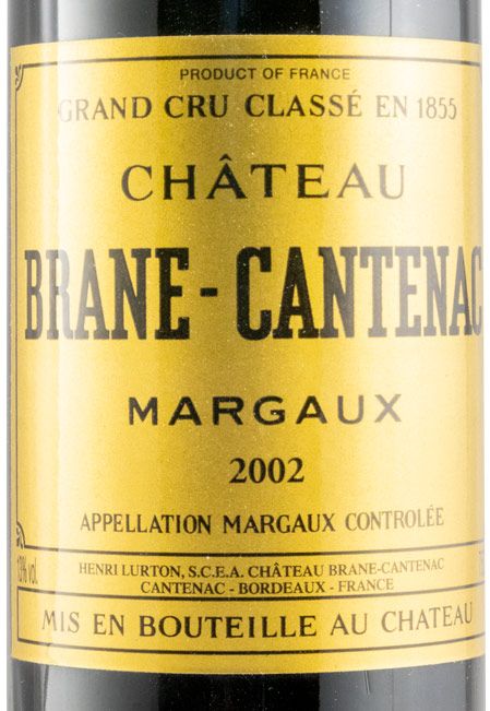 2002 Château Brane-Cantenac Margaux red