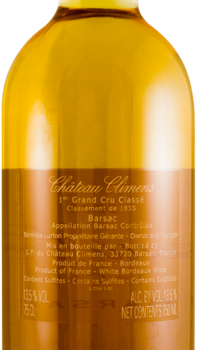 2005 Château Climens Barsac Sauternes white