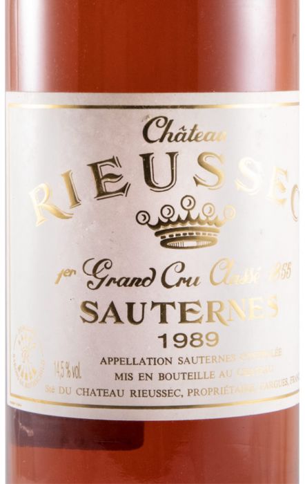 1989 Château Rieussec Sauternes branco