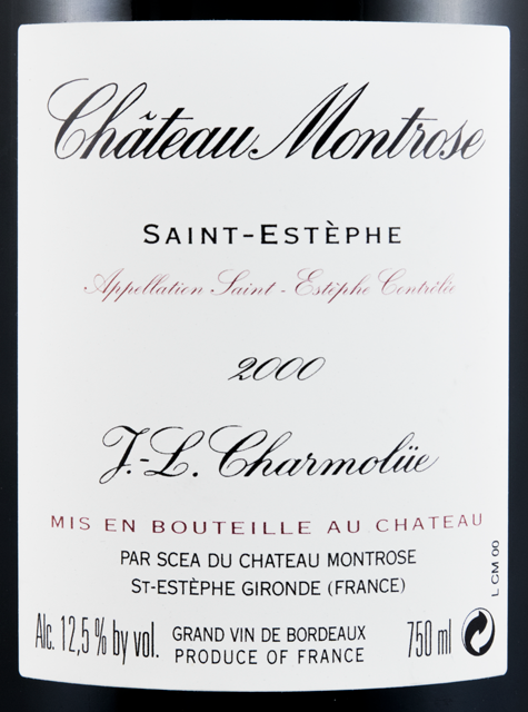 2000 Château Montrose Saint-Estèphe tinto
