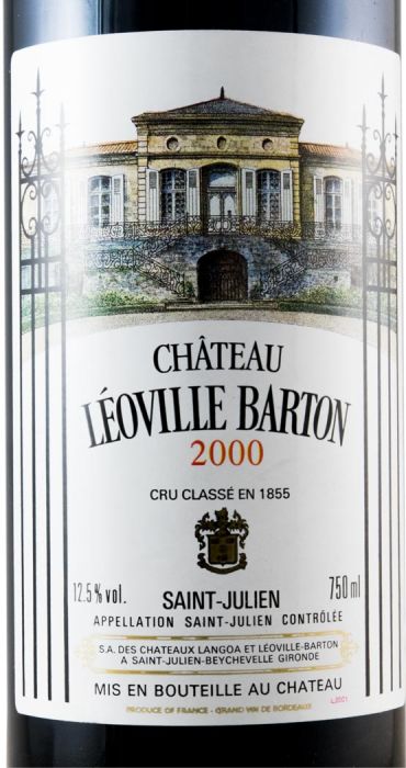 2000 Château Leoville Barton Saint-Julien red