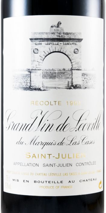 1999 Château Leoville Marquis de Las Cases Saint-Julien tinto