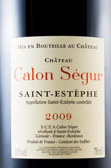 2009 Château Calon-Ségur Saint-Estèphe tinto