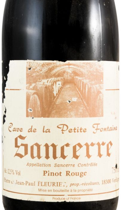 1988 Cave de la Petite Fontaine Pinot Noir Sancerre tinto