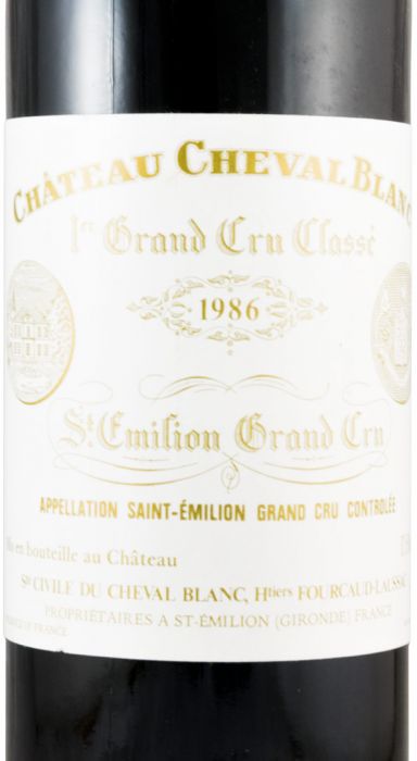 1986 Château Cheval Blanc Saint-Émilion red