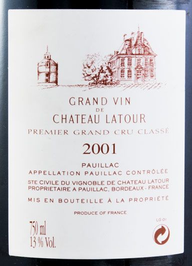 2001 Château Latour Pauillac red