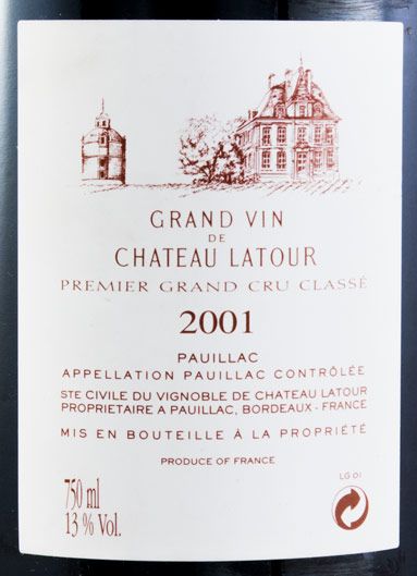 2001 Château Latour Pauillac tinto