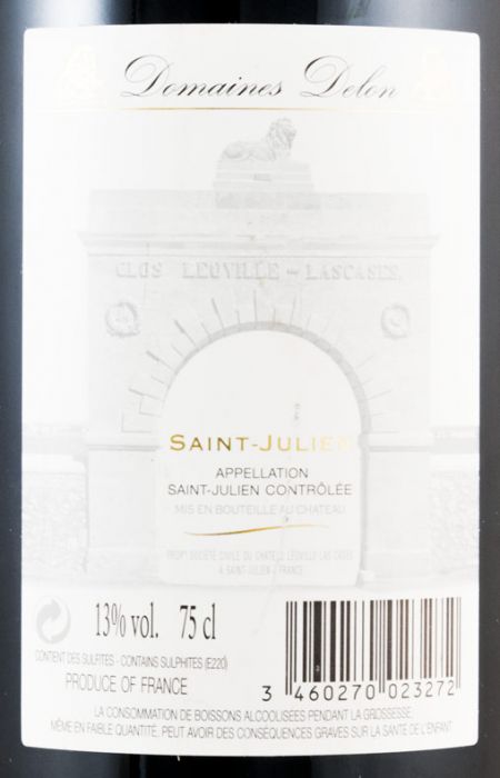 2004 Château Léoville Las Cases Grand Vin de Leoville du Marquis de Las Cases Saint-Julien tinto