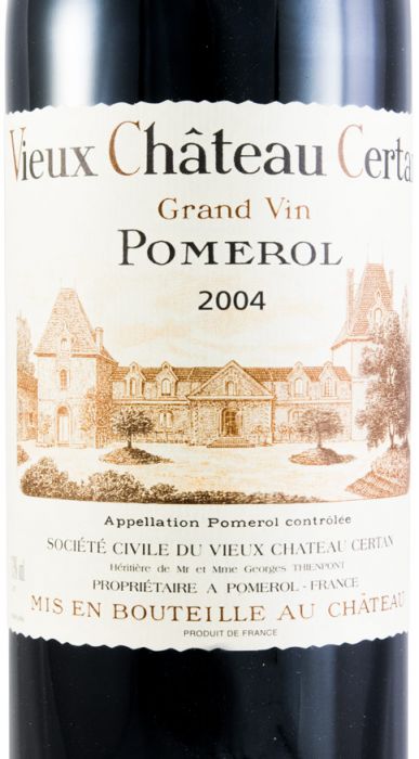 2004 Vieux Château Certan Pomerol red