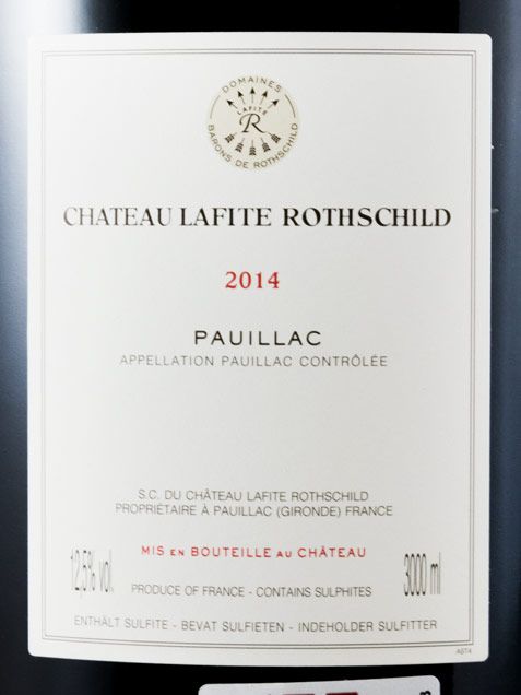 2014 Château Lafite Rothschild Pauillac tinto 3L