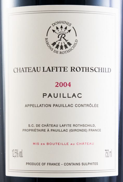 2004 Château Lafite Rothschild Pauillac red