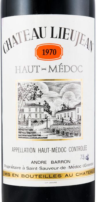 1970 Château Lieujean Haut-Medoc tinto
