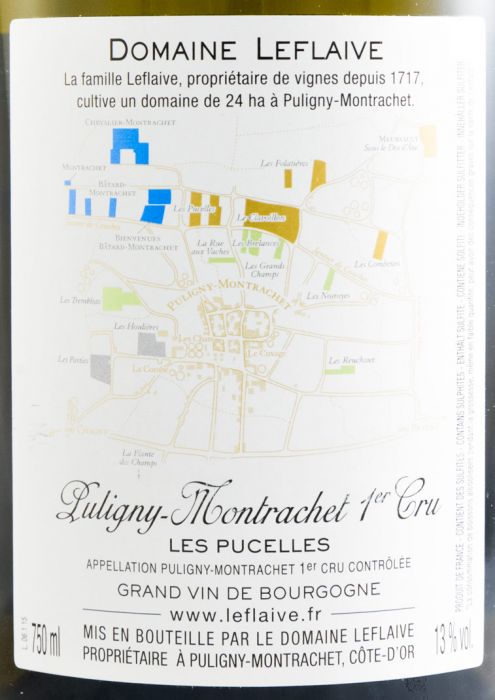 2015 Domaine Leflaive Les Pucelles Puligny-Montrachet branco