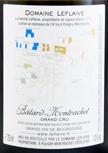 2015 Domaine Leflaive Bâtard-Montrachet Puligny-Montrachet branco