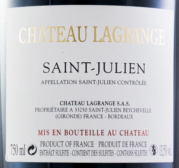 2015 Château Lagrange Saint-Julien red
