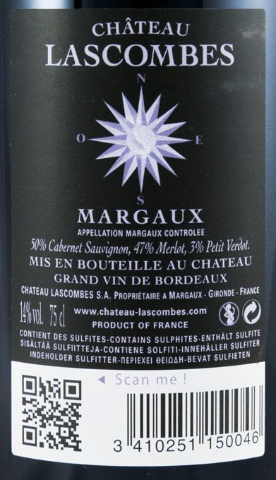 2015 Château Lascombes Margaux red