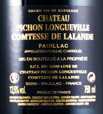 2015 Château Pichon Longueville Comtesse de Lalande Pauillac tinto