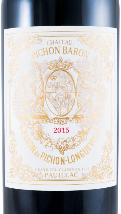 2015 Château Pichon Baron au Baron de Pichon-Longueville Pauillac red