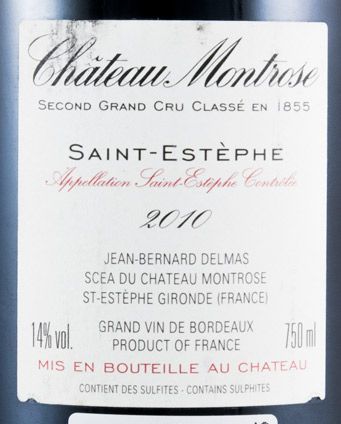 2010 Château Montrose Saint-Estèphe tinto