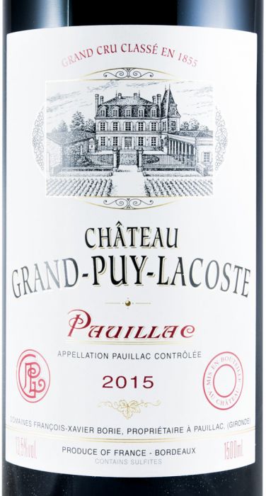 2015 Château Grand-Puy-Lacoste Pauillac tinto 1,5L