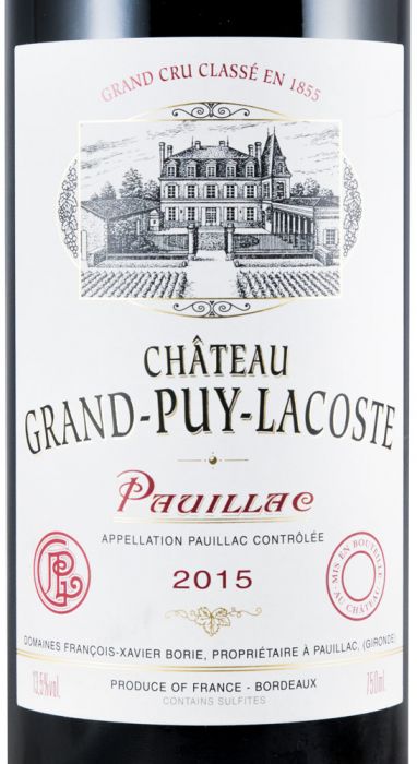 2015 Château Grand-Puy-Lacoste Pauillac tinto